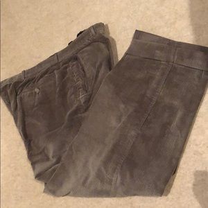 GIORGIO ARMANI Taupe cord pants